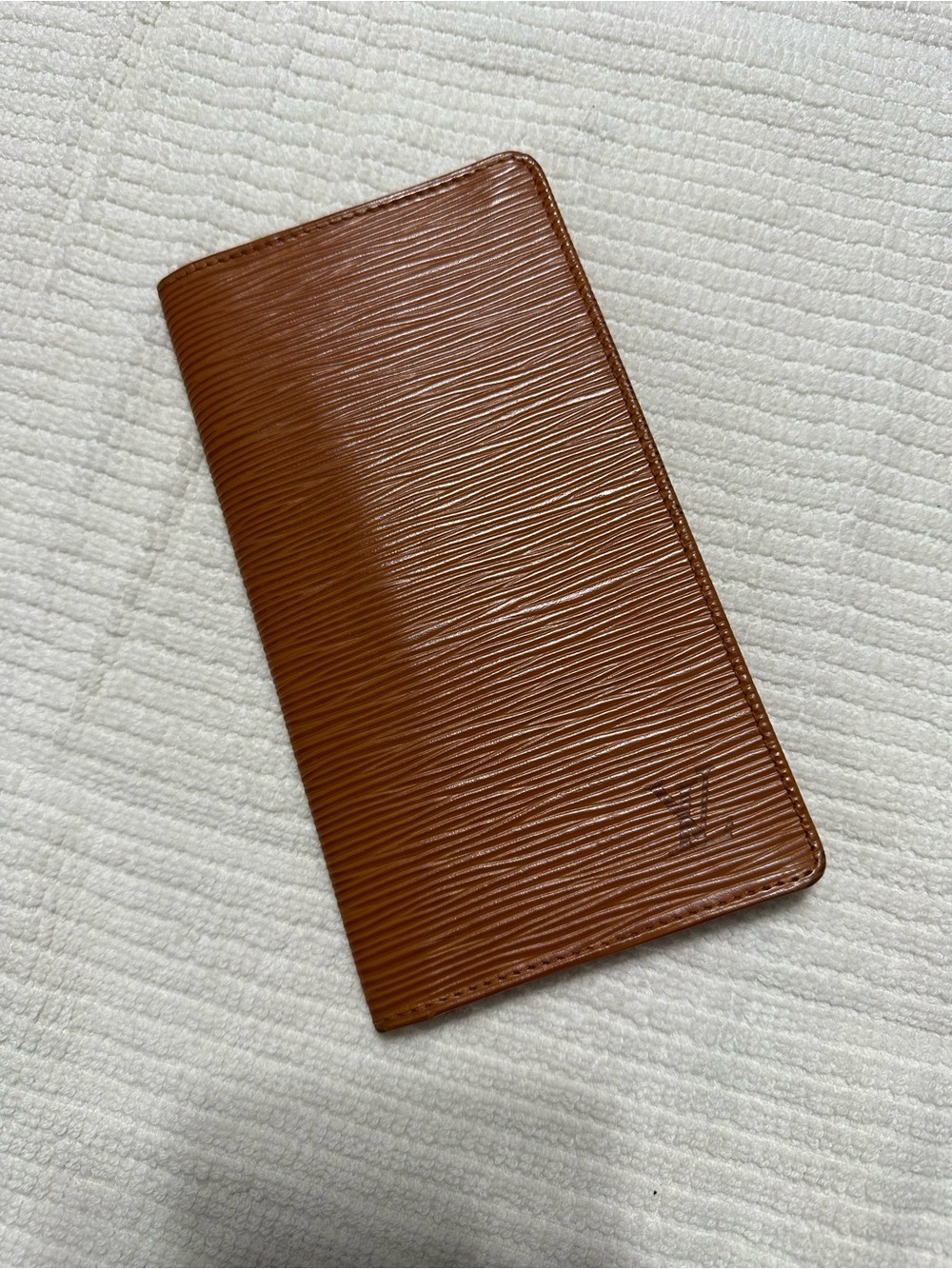 Louis Vuitton Brown Epi Leather Long Card Holder